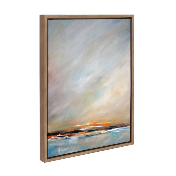 Kate & Laurel Sylvie Day's End Framed Canvas By Mary Sparrow