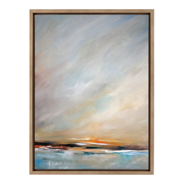 Kate & Laurel Sylvie Day's End Framed Canvas By Mary Sparrow