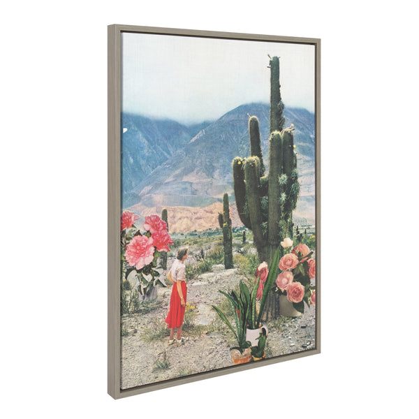 Kate & Laurel Sylvie Décor Framed Canvas By Sarah Eisenlohr