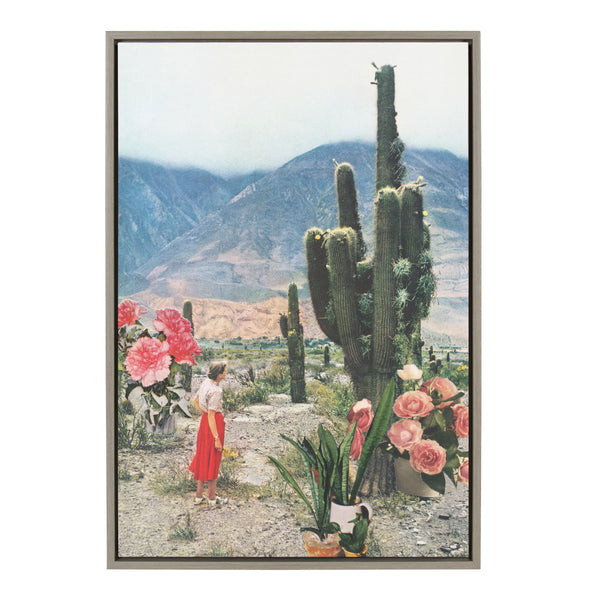 kate & laurel Sylvie Décor Framed Canvas by Sarah Eisenlohr