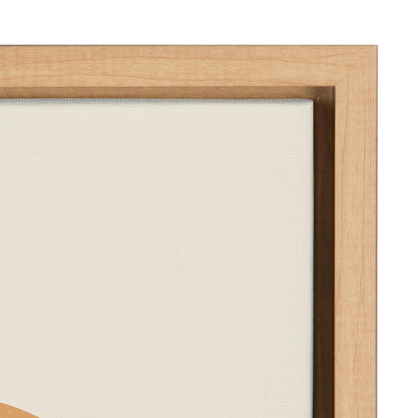 Kate & Laurel Sylvie Desert Sand Framed Canvas By Kate Aurelia Holloway