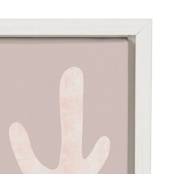 Kate & Laurel Sylvie Desert Shapes Framed Canvas By Sarah Eisenlohr
