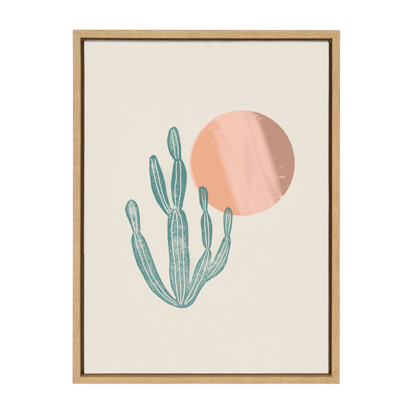 kate & laurel Sylvie Desert Sunrise Framed Canvas by Kate Aurelia Holloway