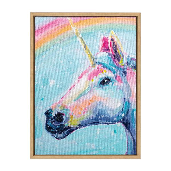 Kate & Laurel Sylvie Do You Believe In Magic Framed Canvas By Rachel Christopoulos
