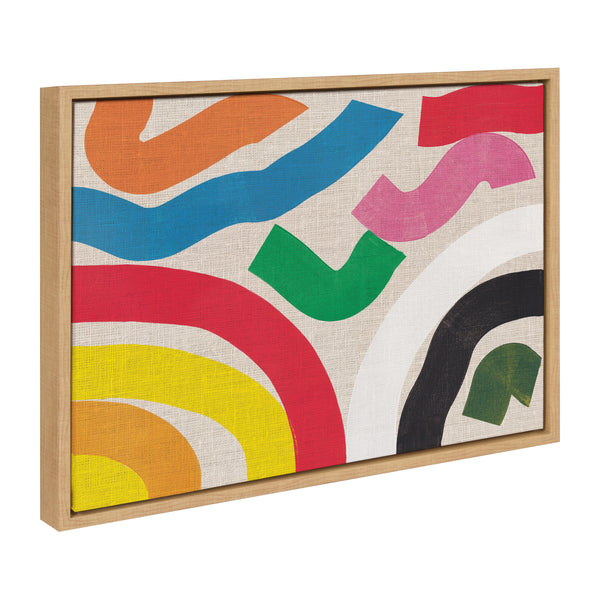 kate & laurel Sylvie Don't Emulate the Stars Framed Canvas by Amber Vittoria