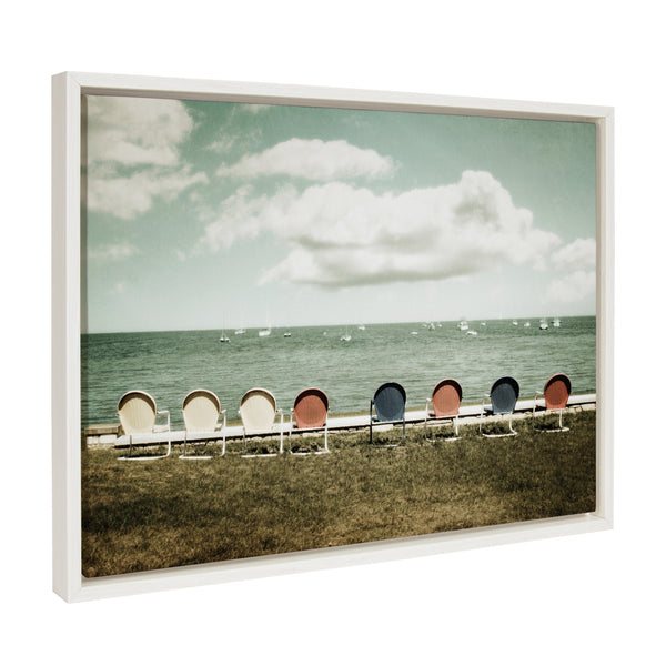 Kate & Laurel Sylvie Door County Framed Canvas By F2 Images