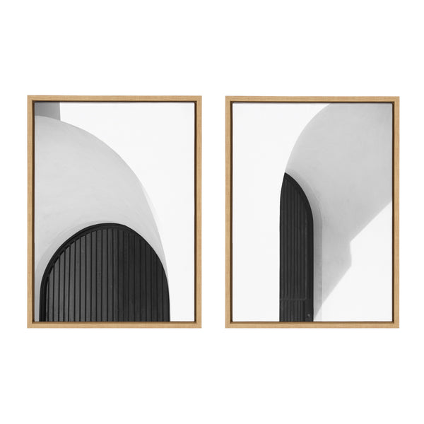 kate & laurel Sylvie Doorway 1 and 2 Framed Canvas Art Set by Alicia Abla