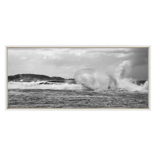 Kate & Laurel Sylvie Dorado Tide Framed Canvas By Golie