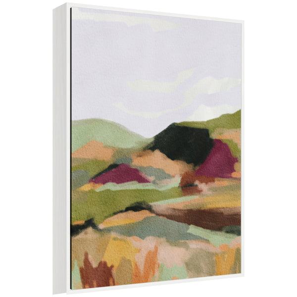 Kate & Laurel Sylvie Dreamy Landscape Framed Canvas By Nikita Jariwala