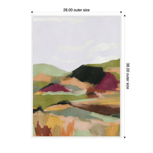 Kate & Laurel Sylvie Dreamy Landscape Framed Canvas By Nikita Jariwala