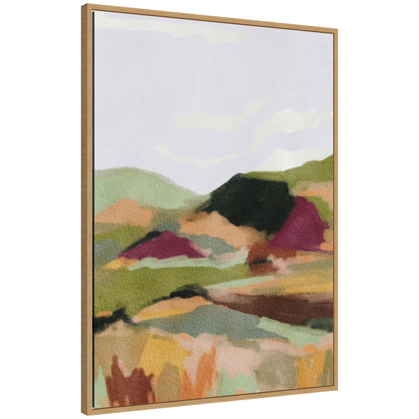 kate & laurel Sylvie Dreamy Landscape Framed Canvas by Nikita Jariwala