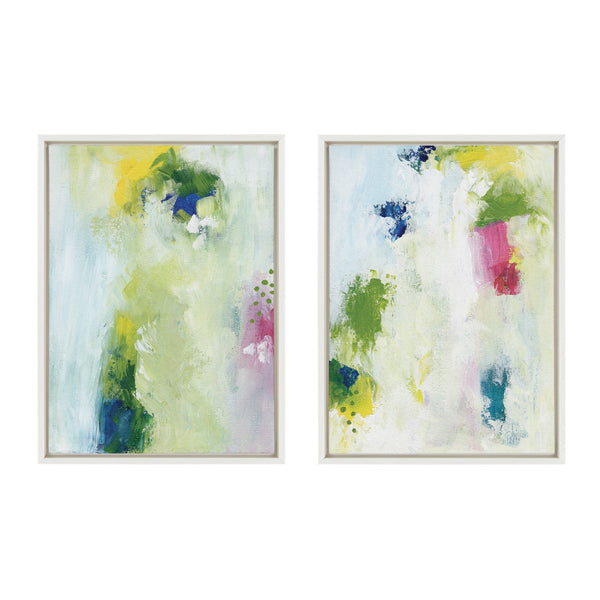 Kate & Laurel Sylvie Dreamy Maple Forest I And II Framed Canvas Art Set By Nikita Jariwala