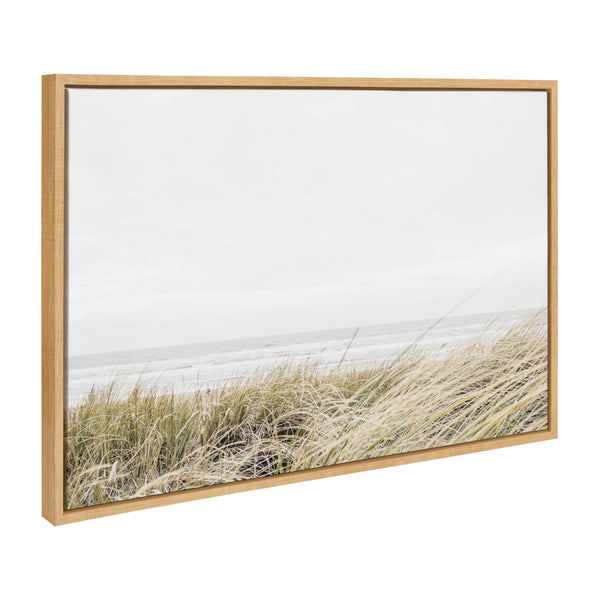 Kate & Laurel Sylvie East Beach Framed Canvas By Amy Peterson Art Studio