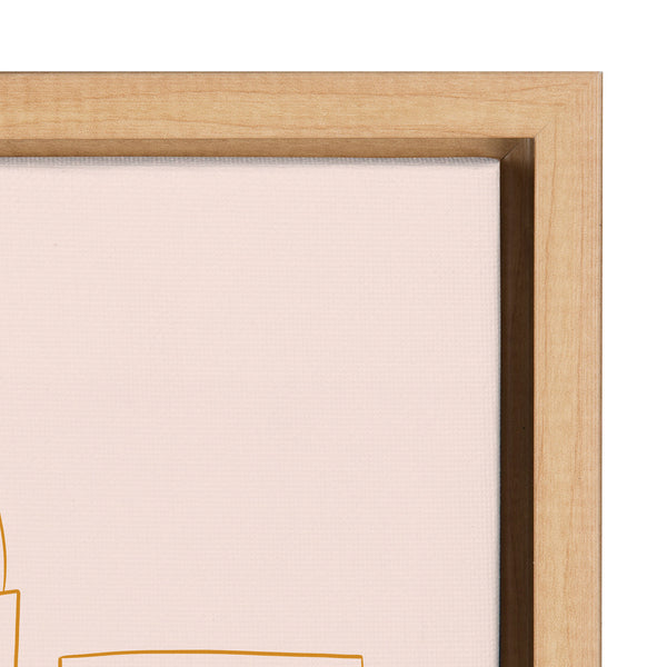 Kate & Laurel Sylvie Empowered Framed Canvas By Alicia Schultz