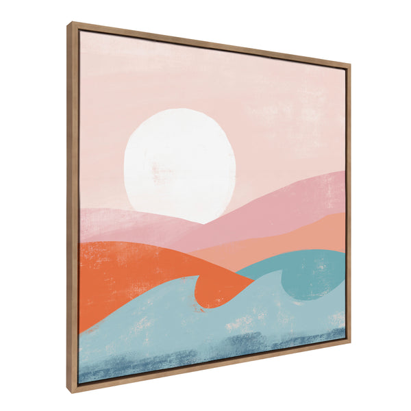 Kate & Laurel Sylvie Endless Summer Framed Canvas By Kate Aurelia Holloway