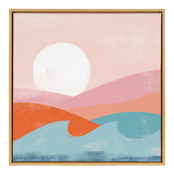 kate & laurel Sylvie Endless Summer Framed Canvas by Kate Aurelia Holloway