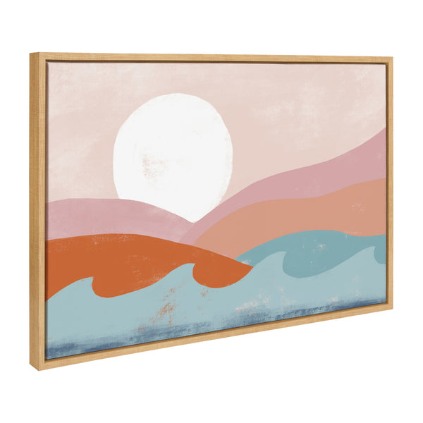 Kate & Laurel Sylvie Endless Summer Horizontal Framed Canvas By Kate Aurelia Holloway