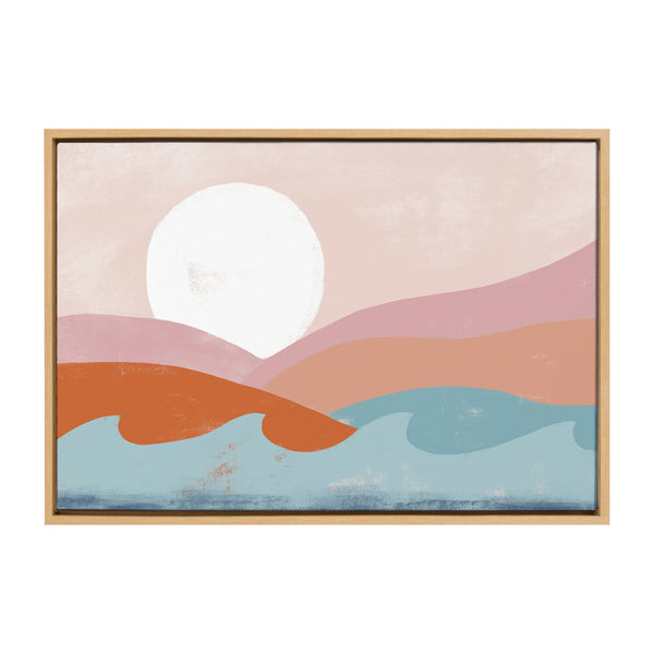kate & laurel Sylvie Endless Summer Horizontal Framed Canvas by Kate Aurelia Holloway