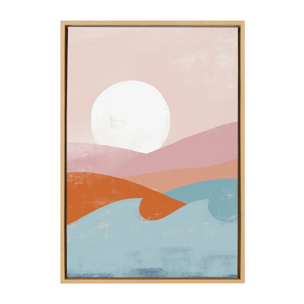 kate & laurel Sylvie Endless Summer Vertical Framed Canvas by Kate Aurelia Holloway