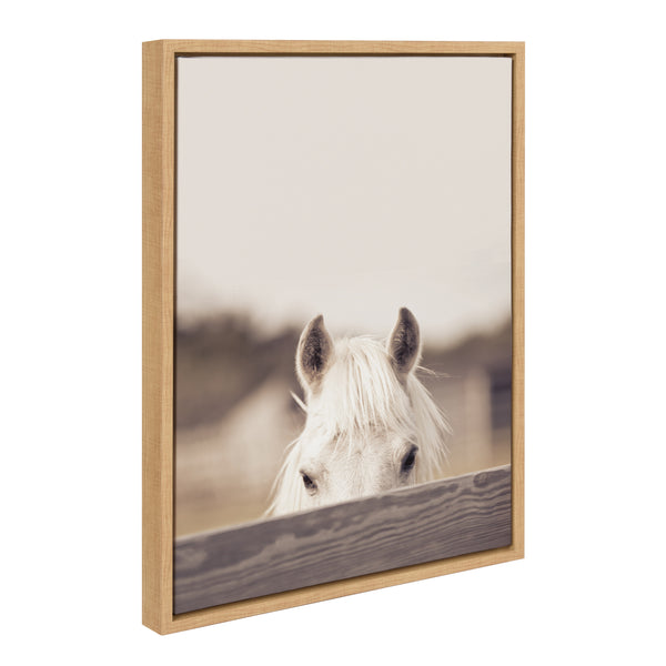 Kate & Laurel Sylvie Equine Framed Canvas By Robert Cadloff Of Bomobob