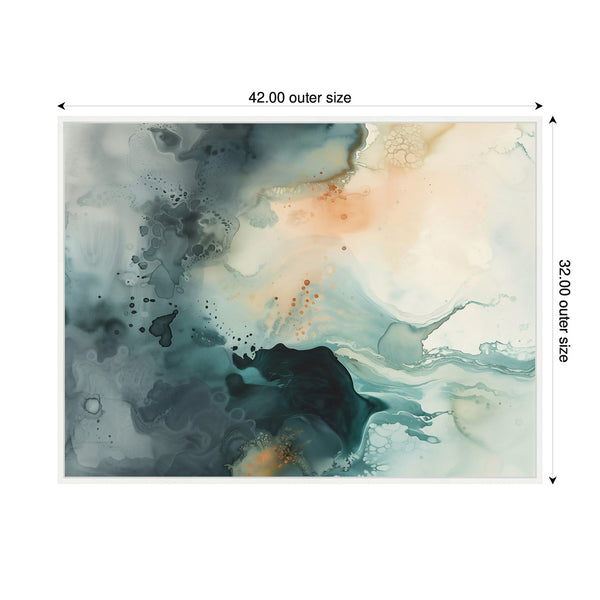 Kate & Laurel Sylvie Ethereal Ink I Framed Canvas By Amy Lighthall