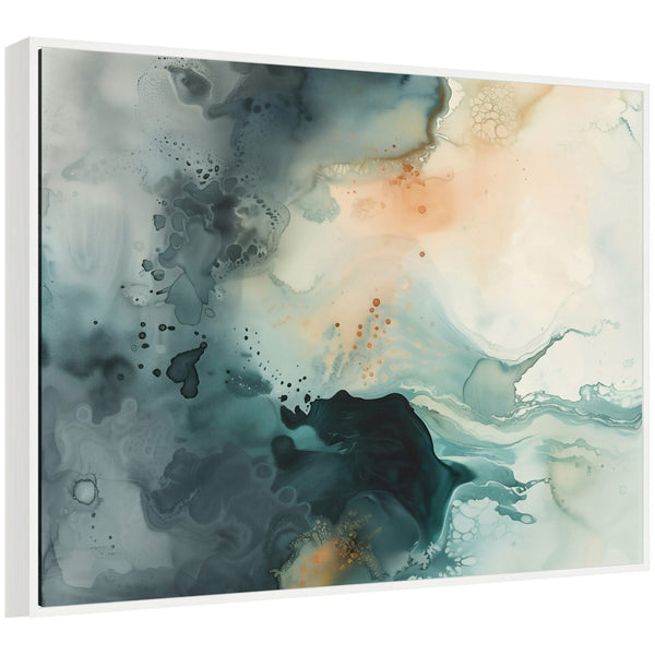 kate & laurel Sylvie Ethereal Ink I Framed Canvas by Amy Lighthall