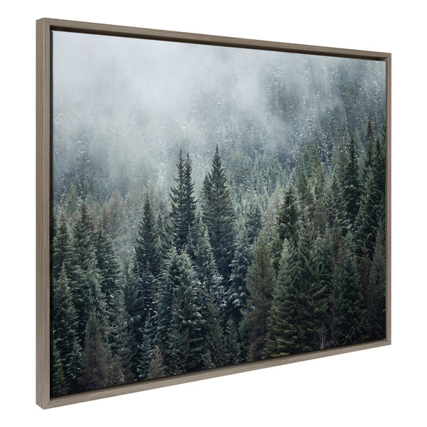 Kate & Laurel Sylvie Evergreen Dream 2 Framed Canvas By Emiko And Mark Franzen Of F2Images