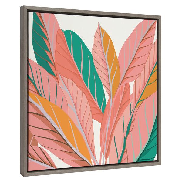 Kate & Laurel Sylvie Expand Framed Canvas By Alicia Schultz