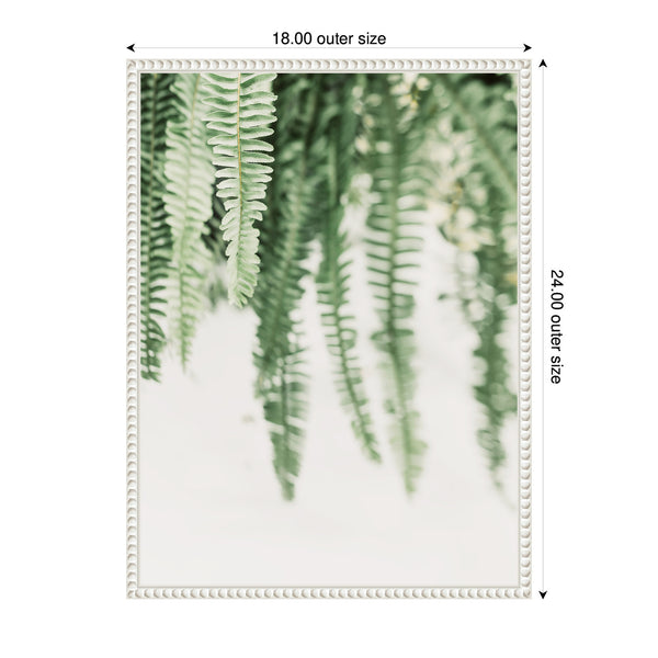 Kate & Laurel Sylvie Fern Framed Canvas By Alicia Abla