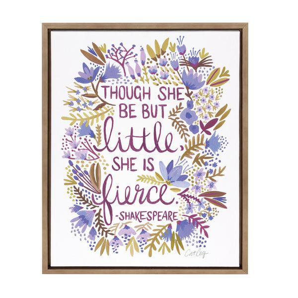 kate & laurel Sylvie Fierce Framed Canvas by Cat Coquillette kate & laurel Sylvie Fierce Framed Canvas by Cat Coquillette