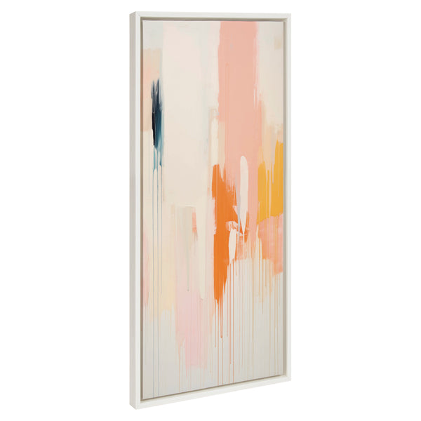Kate & Laurel Sylvie Fiesta Abstract Framed Canvas By Amy Lighthall