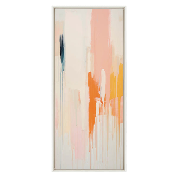 Kate & Laurel Sylvie Fiesta Abstract Framed Canvas By Amy Lighthall