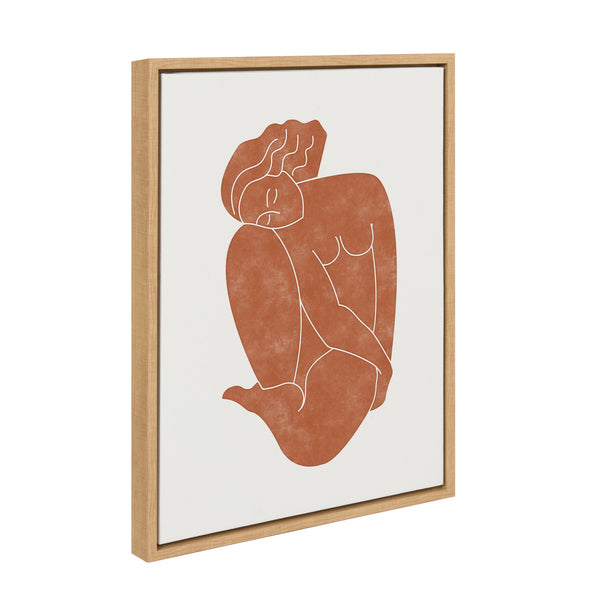Kate & Laurel Sylvie Figurine Framed Canvas By Alexander Ginzburg