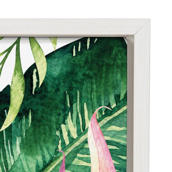 Kate & Laurel Sylvie Find Flamingo Framed Canvas By Maja Mitrovic Of Makes My Day Happy