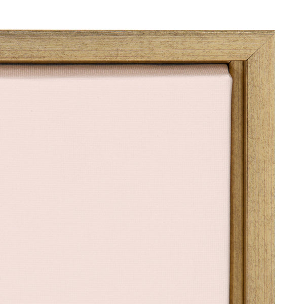 Kate & Laurel Sylvie Flamingo Watermelon Framed Canvas By Kendra Dandy