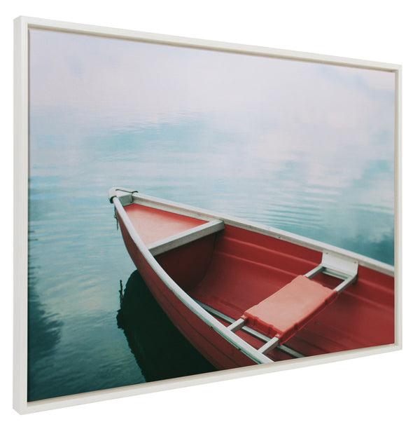 kate & laurel Sylvie Floating in the Sky Framed Canvas by Alicia Bock