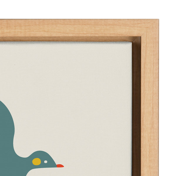Kate & Laurel Sylvie Flock Of Birds Framed Canvas By Rachel Lee Of My Dream Wall
