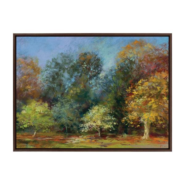 Kate & Laurel Sylvie Forest Autumn All Day Framed Canvas By Nel Whatmore