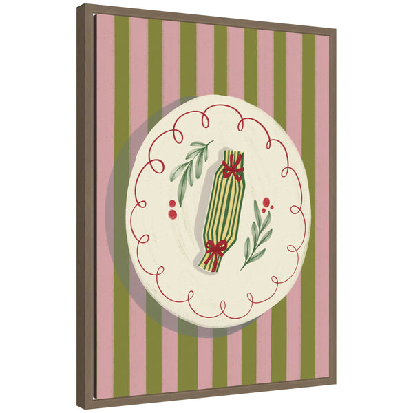 kate & laurel Sylvie Framed Canvas Christmas Toffee Gift by Nikita Jariwala