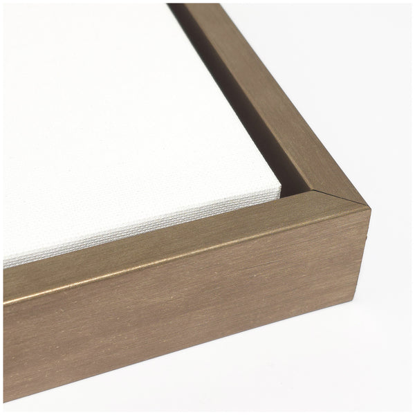 Kate & Laurel Sylvie Framed Canvas Silver And Pine 22 By Pam Vale