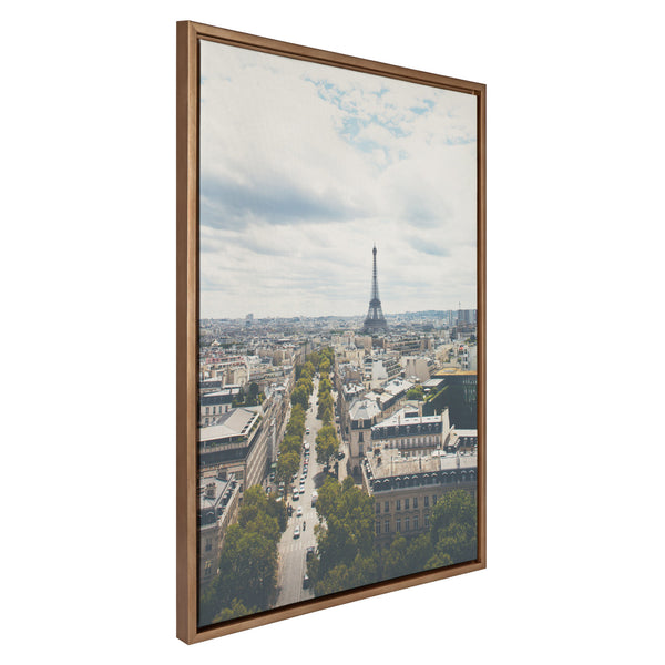 Kate & Laurel Sylvie France Framed Canvas By Laura Evans