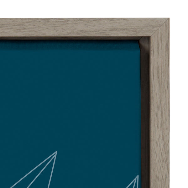 Kate & Laurel Sylvie Friendly Tiger Portrait Framed Canvas By Teju Reval