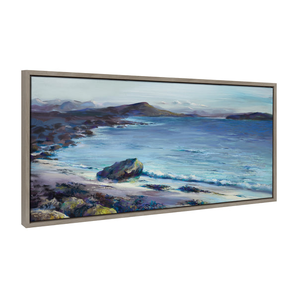 Kate & Laurel Sylvie From Here Everything Is Beautiful Framed Canvas By Nel Whatmore