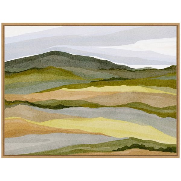 Kate & Laurel Sylvie Gentle Wilderness Framed Canvas By Nikita Jariwala