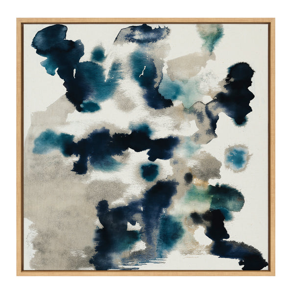 Kate & Laurel Sylvie Gilded Watercolor Framed Canvas By Amy Lighthall