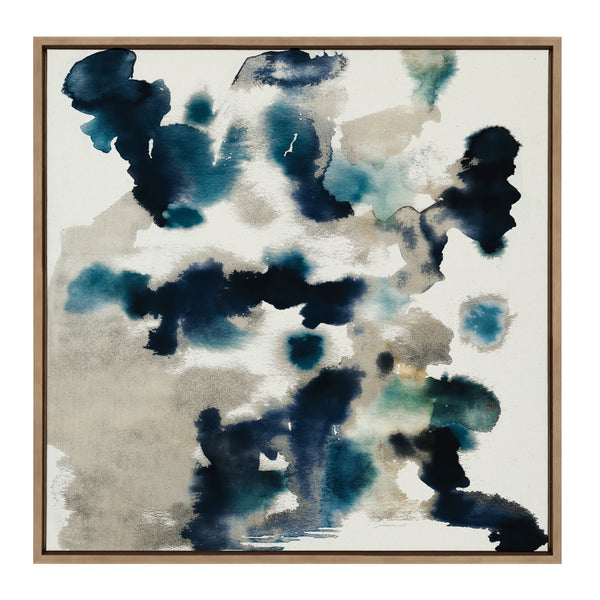 kate & laurel Sylvie Gilded Watercolor Framed Canvas by Amy Lighthall