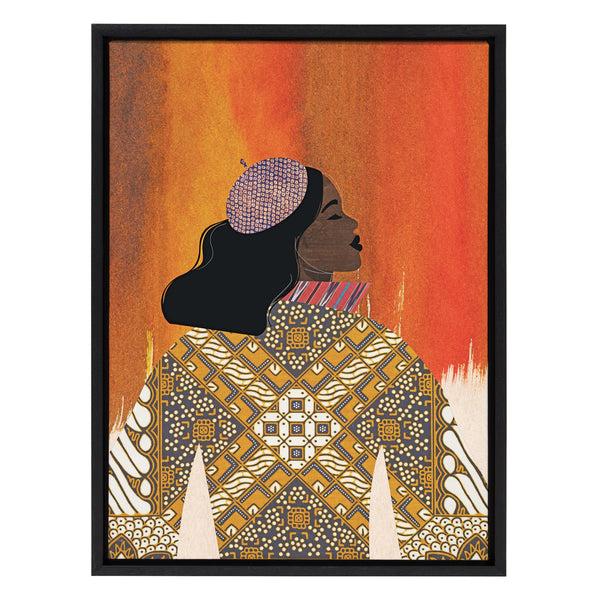 Kate & Laurel Sylvie Girlie Girl Framed Canvas By Nikki Chu