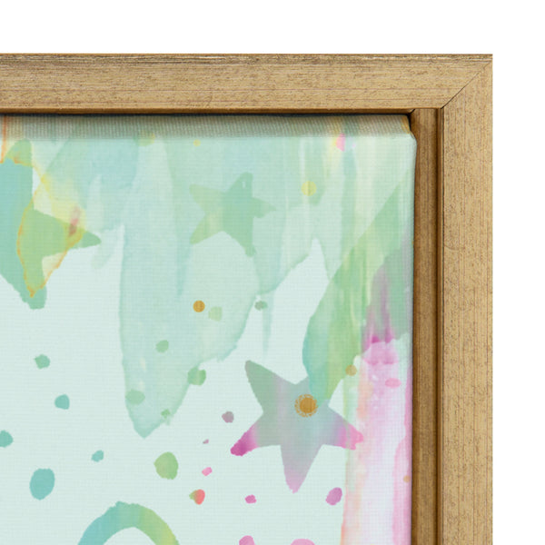 Kate & Laurel Sylvie Girls Are Brave Framed Canvas By Ettavee