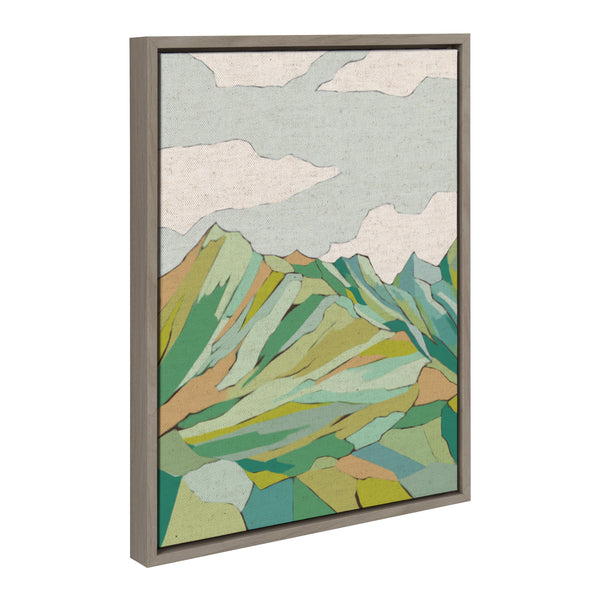 kate & laurel Sylvie Graubunden Framed Canvas by Nikita Jariwala