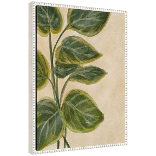 kate & laurel Sylvie Green Foliage Framed Canvas by Nikita Jariwala